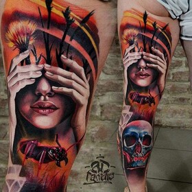 Trabalho incrível de tatuagem de A.D. Pancho