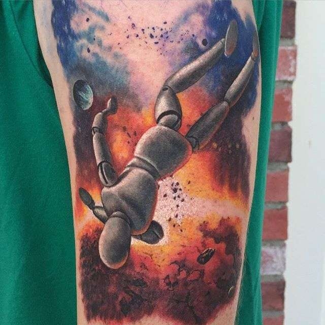 Artista de tatuagem Jamie Lee Parker tatuagem de realismo em cores