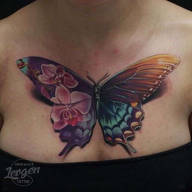Tatuador mestre Levgen (Eugene Knysh) tatuagem realista
