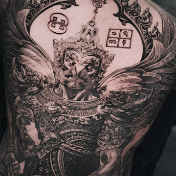 Aestética Renascentista em Tatuagens Realistas por Viacheslav Danh