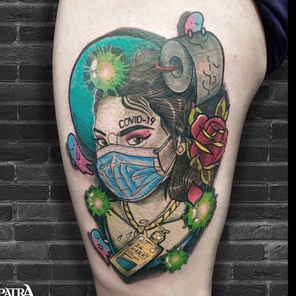 Tatuagem COVID-19, Tatuagem coronavírus 2020