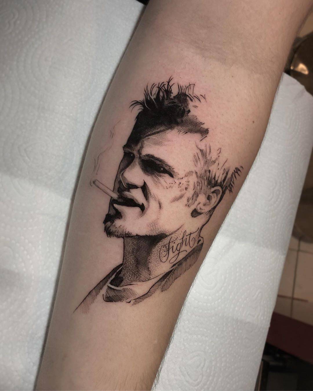 Tatuagem Fight Club J. Araujoo