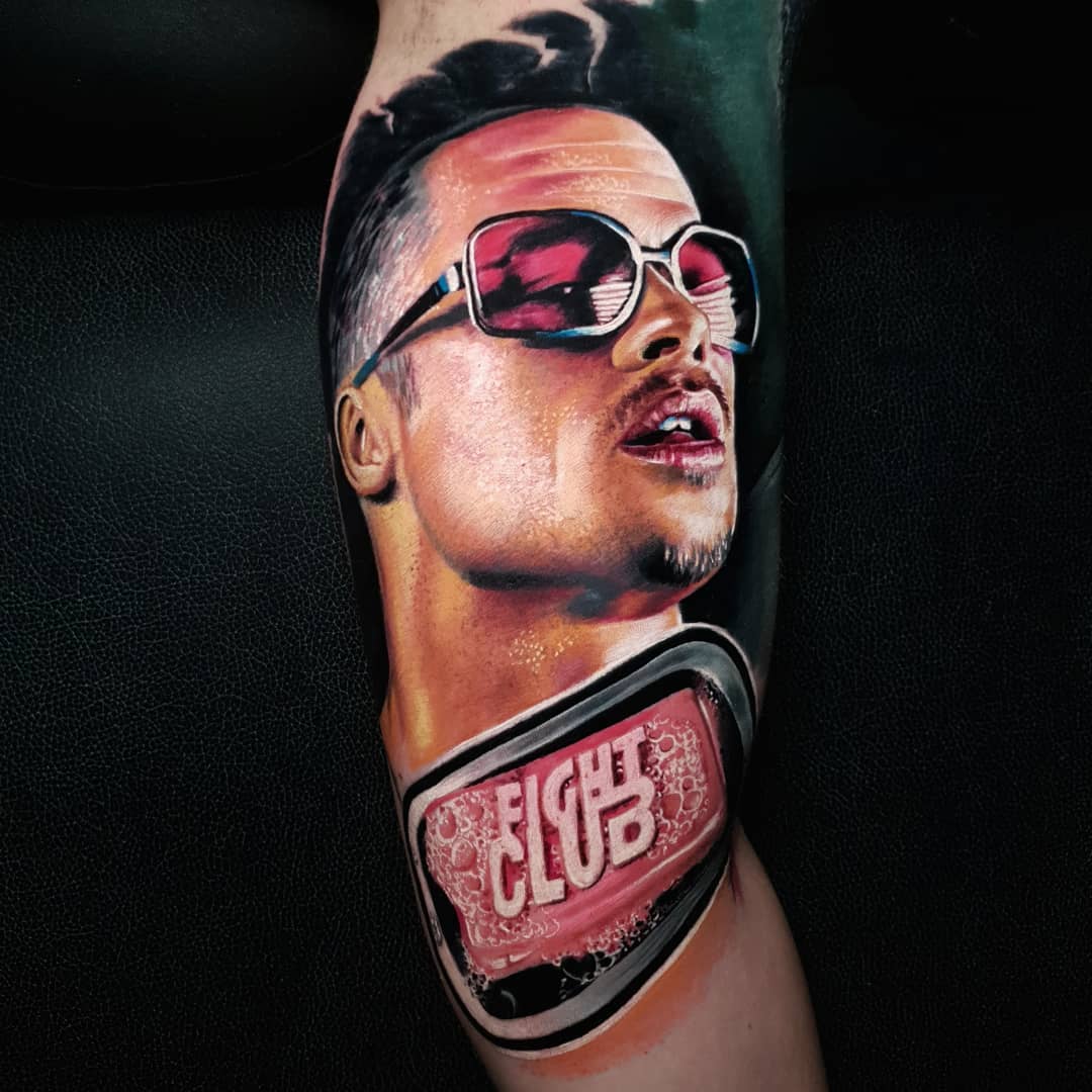 Tatuagem Fight Club Marek Hali