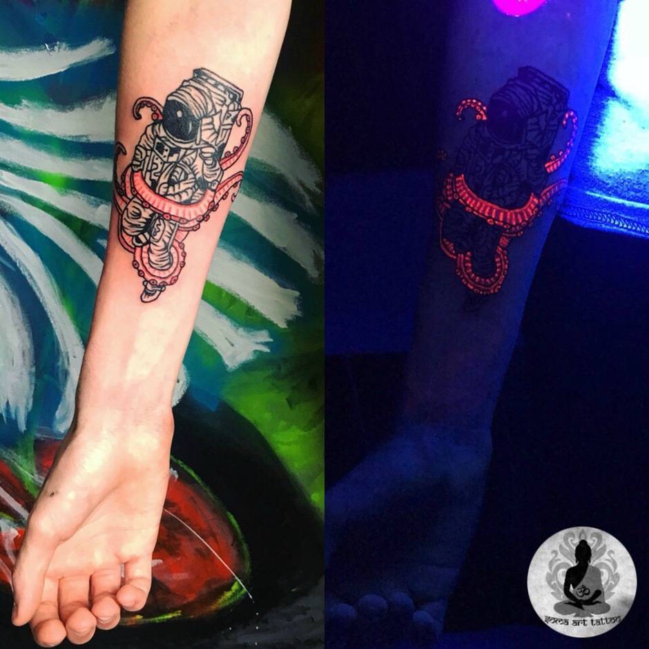 Artista de tatuagem Soma Art, tatuagem brilhante, tatuagem UV, fluorescente, Tatuagem de luz negra | Ucrânia