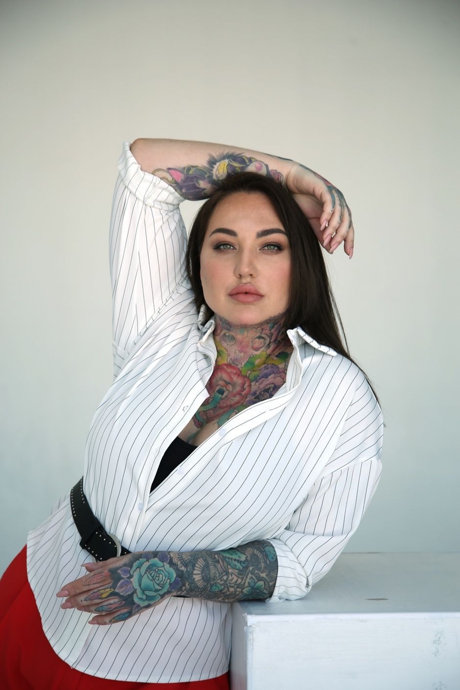 Modelo de tatuagem, treinador personal, nutricionista e produtor de informações - Yaroslava Naumenko