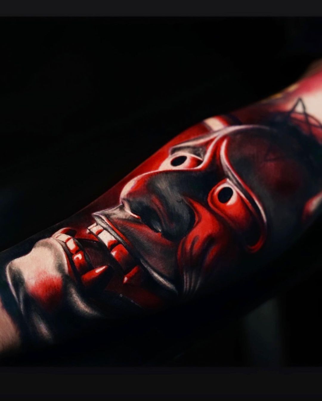 Horror tattoo by Adrian Sanchez
