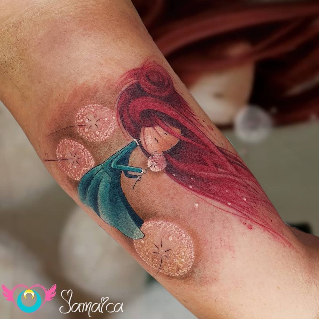 Bloodline tattoo - 10.10.21 A meaningful woman's tattoo Watercolours  surrounding a detailed arrow by Antony 💉💉🌈🌈 | Facebook