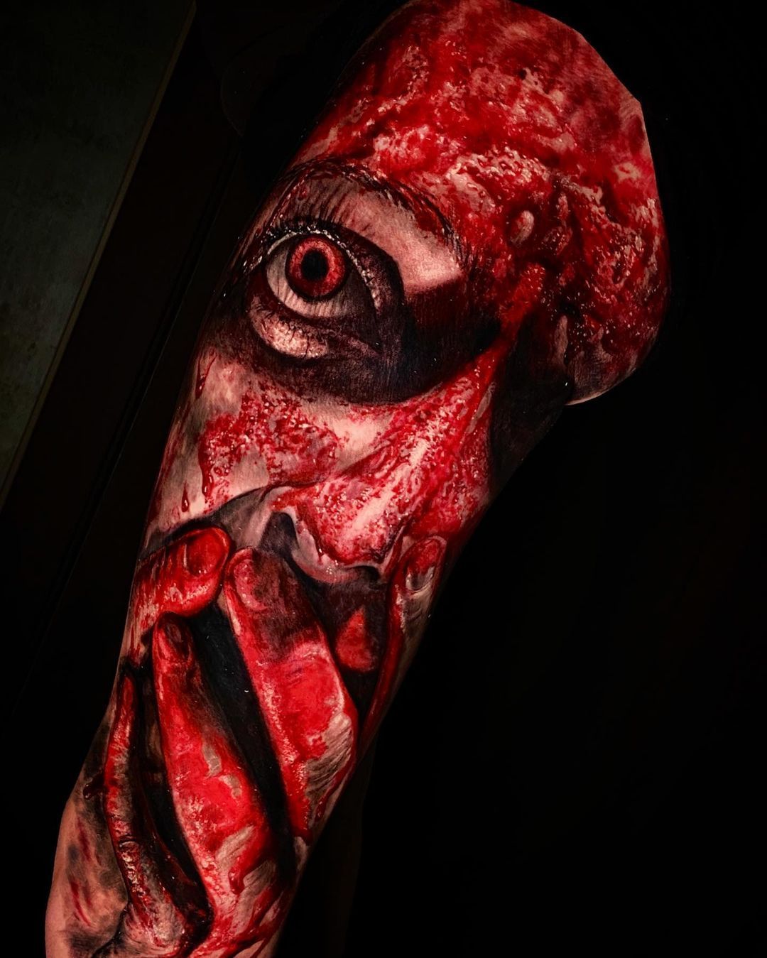 The devil in the details: realistic horror tattoo by Adrian Sanchez | iNKPPL