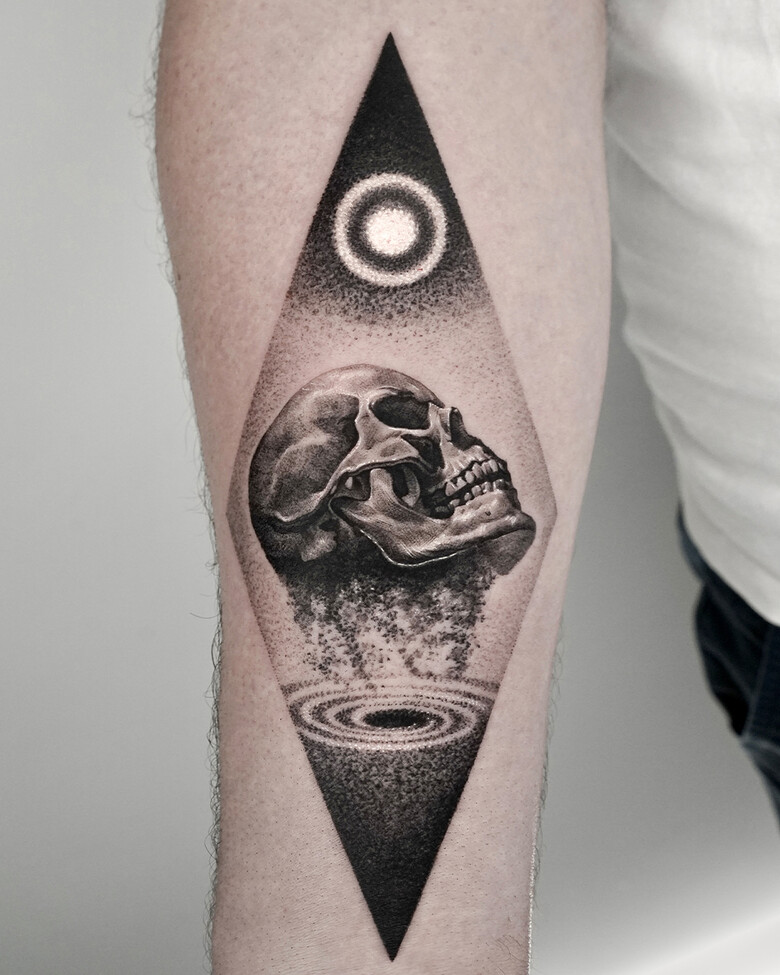 Skull Tattoo About Death