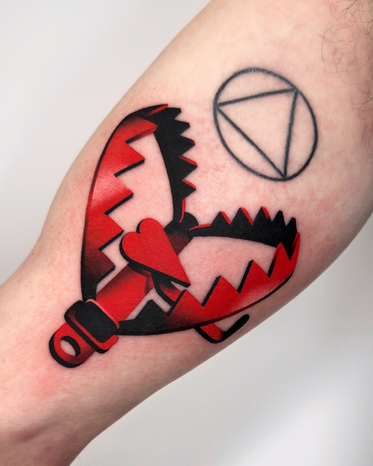 Black-and-red tattoos by Maraden
