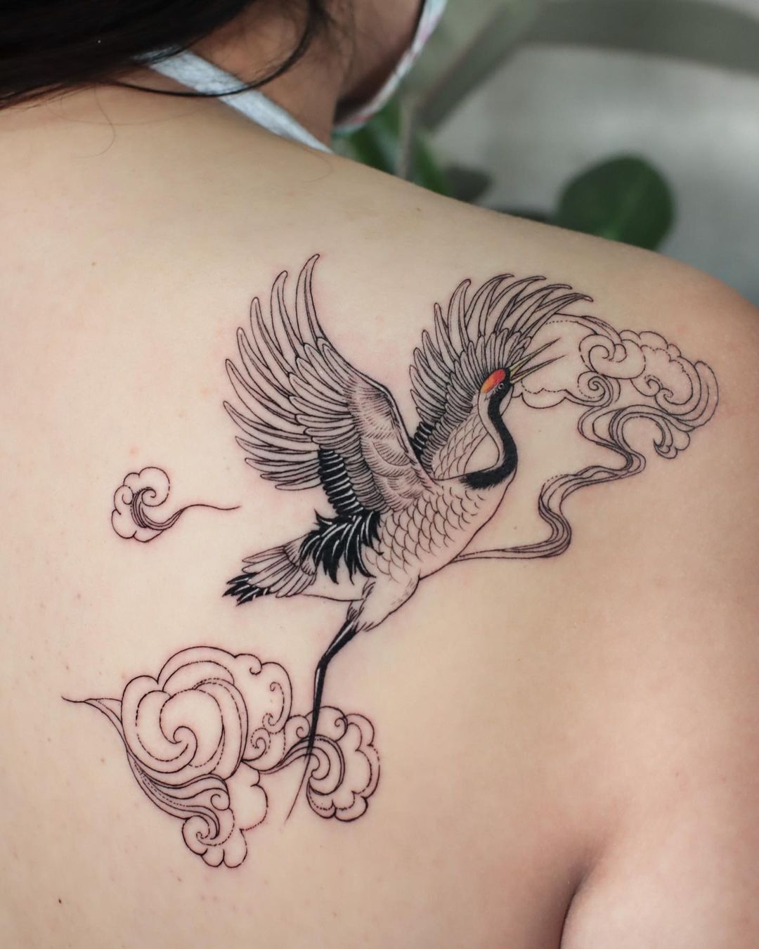 crane' in Neo Traditional Tattoos • Search in +1.3M Tattoos Now • Tattoodo