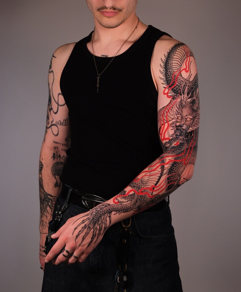Tattoo artist Ivan Baiun