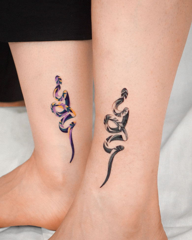 Snake tattoo by Eden