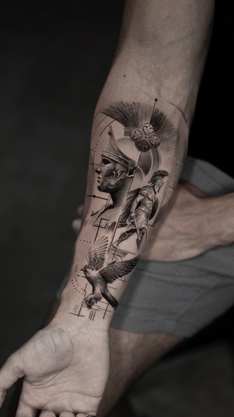 L'art classique dans les tatouages conceptuels de Tolga Temirlenk - image 4