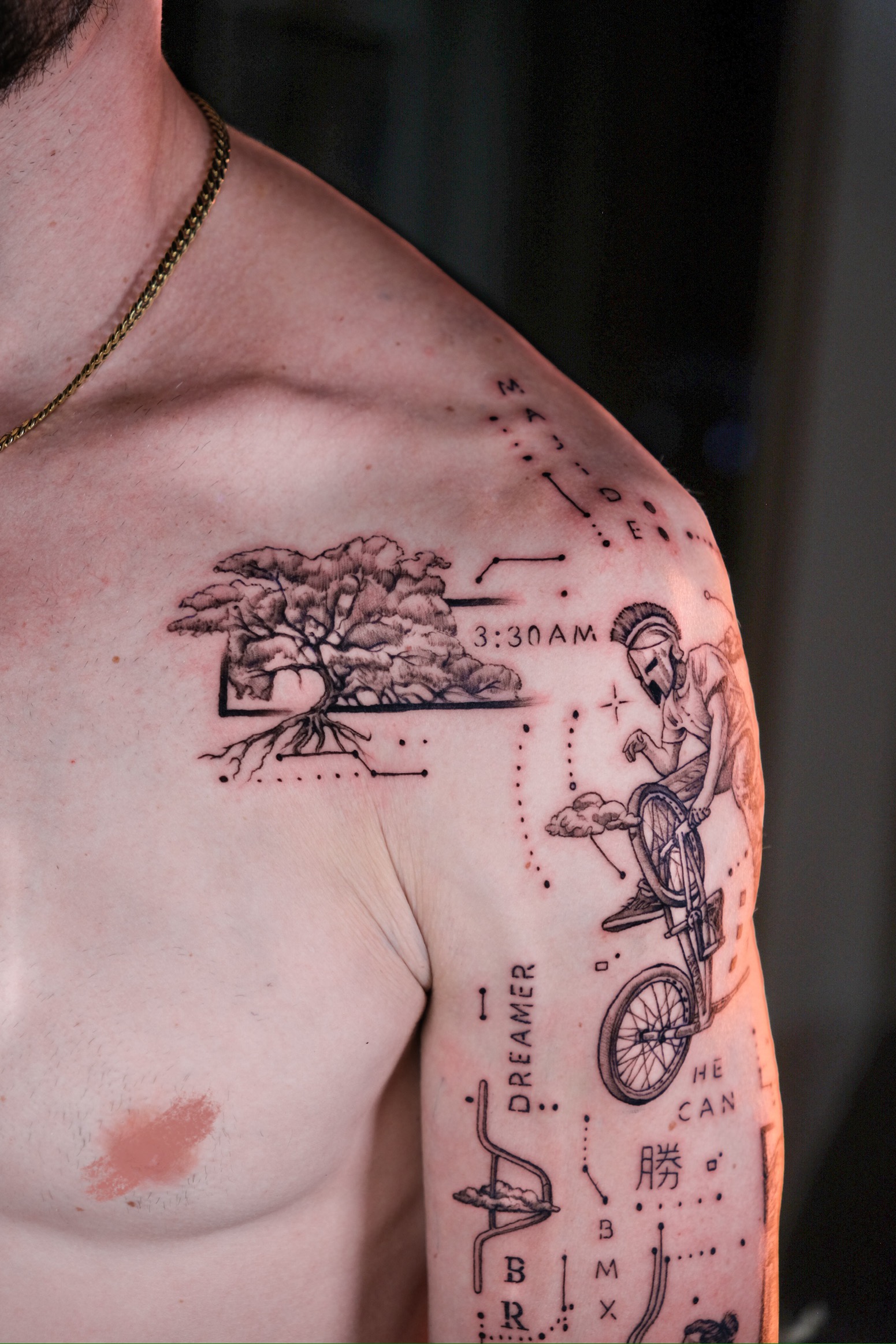 Tattoo als Lebensgeschichte: Aleki Blue und BMX-Legende Terry Adams arbeiten an einem persönlichen Projekt - image 2