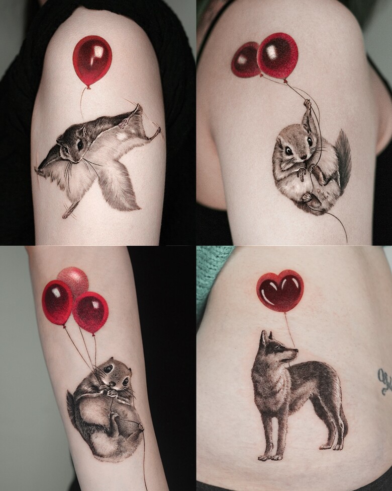 Balloon Tattoo