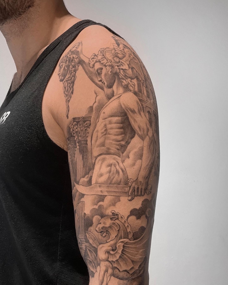 Prometheus Greek Mythology Tattoo