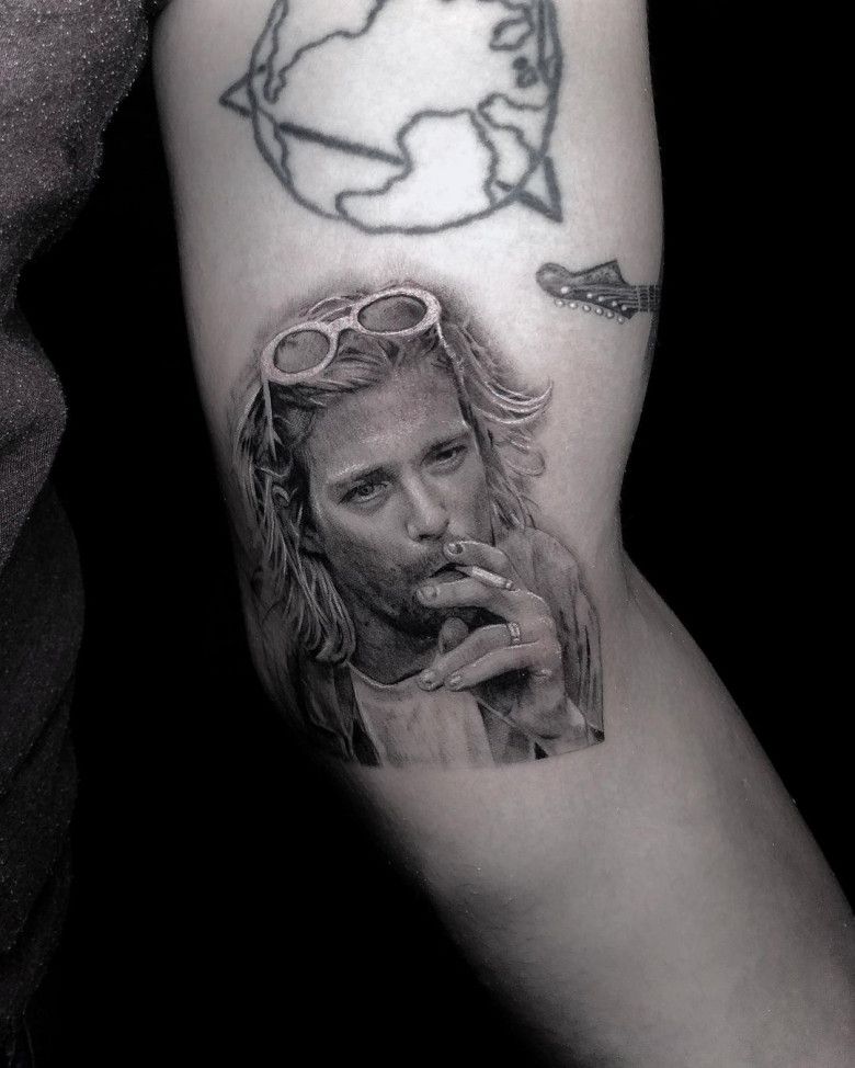 Mommy I'm Sorry Tattoo Artist Ben Nirvana Kurt Cobain