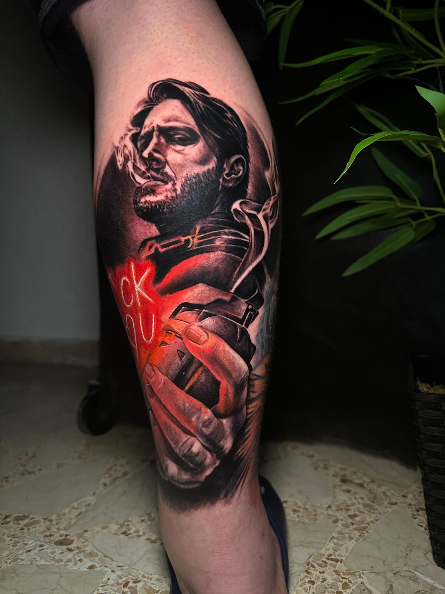Realistic tattoo by Efren