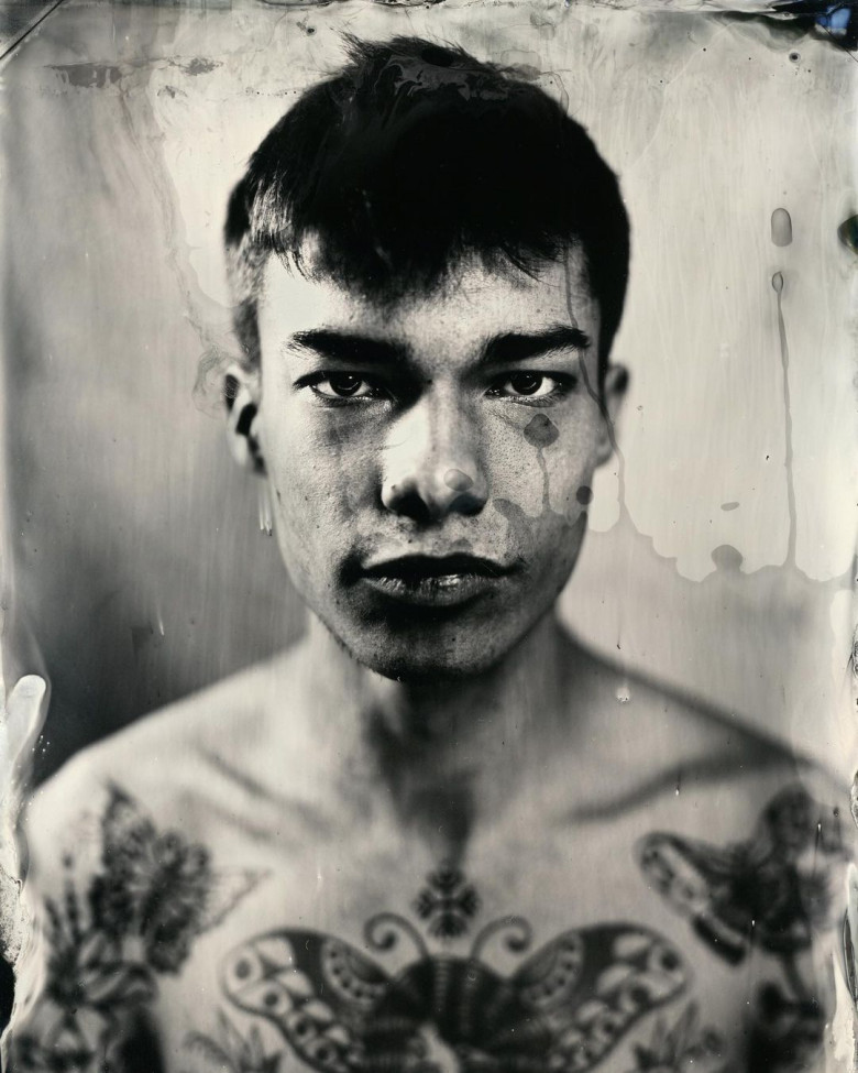 Портрет  мокрым коллодионным способом