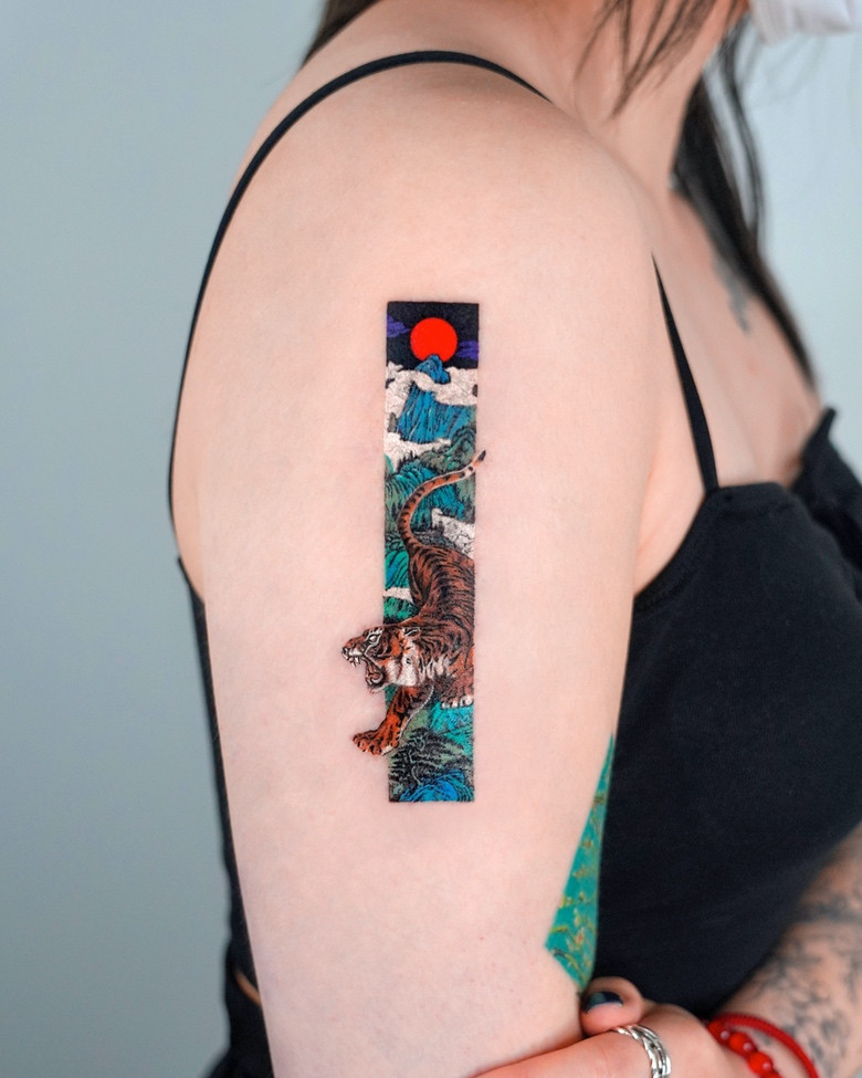 landscape Tattoos  Images Designs Inspiration  Inkablycouk
