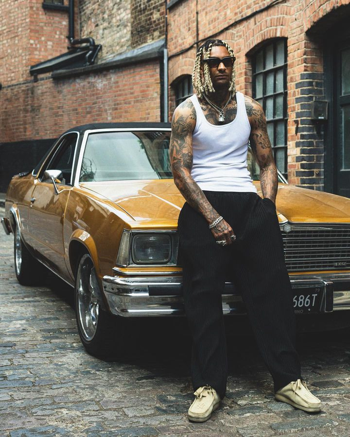 Tattoo artist and model Joshua Williams