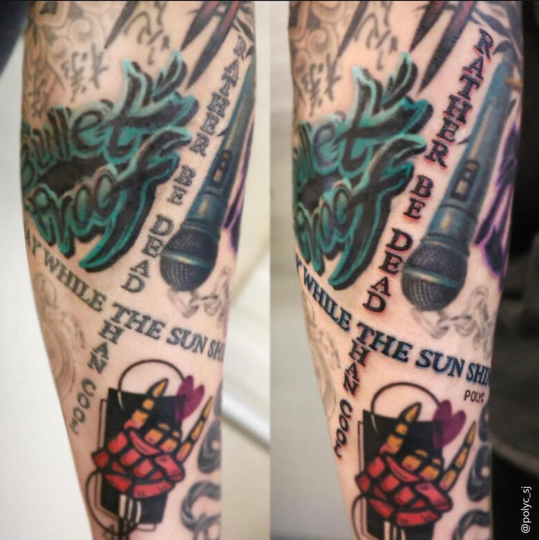 Обновленная татуировка Jung Kook | Мастер @polyc_sj