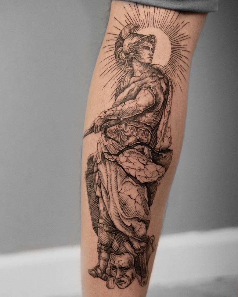 Lesya Crow's Engraving-Inspired Tattoo Revolution | iNKPPL