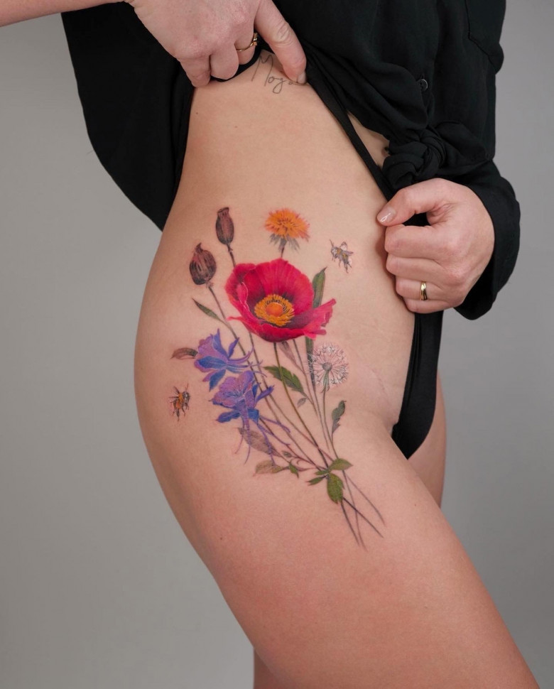 Tattoo artist Svetlana Ehrt