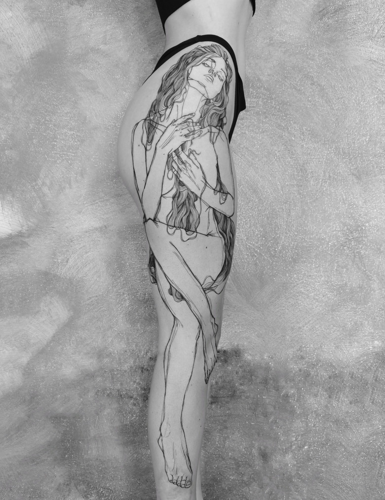Tattoo artist Nicolas Agus