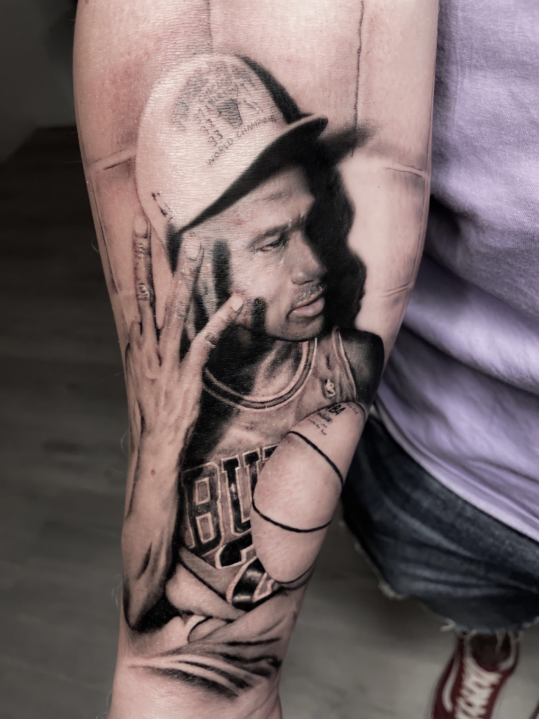 Tattoo artist Patrick Fumfar