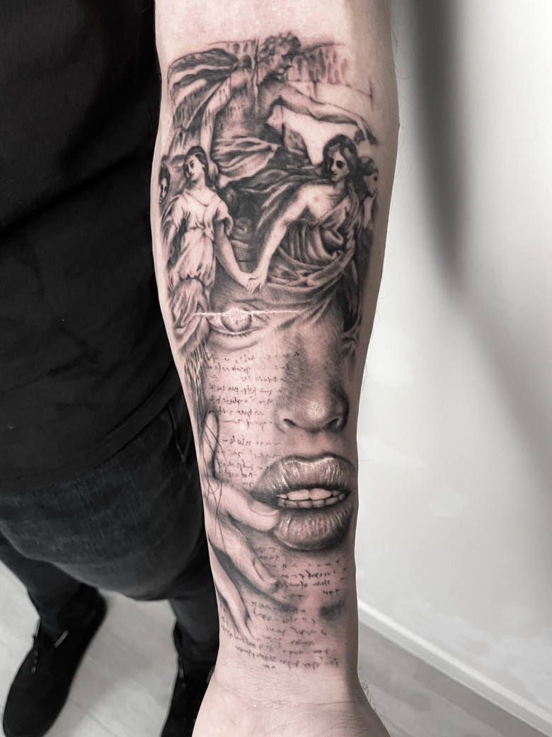 Tattoo artist Patrick Fumfar