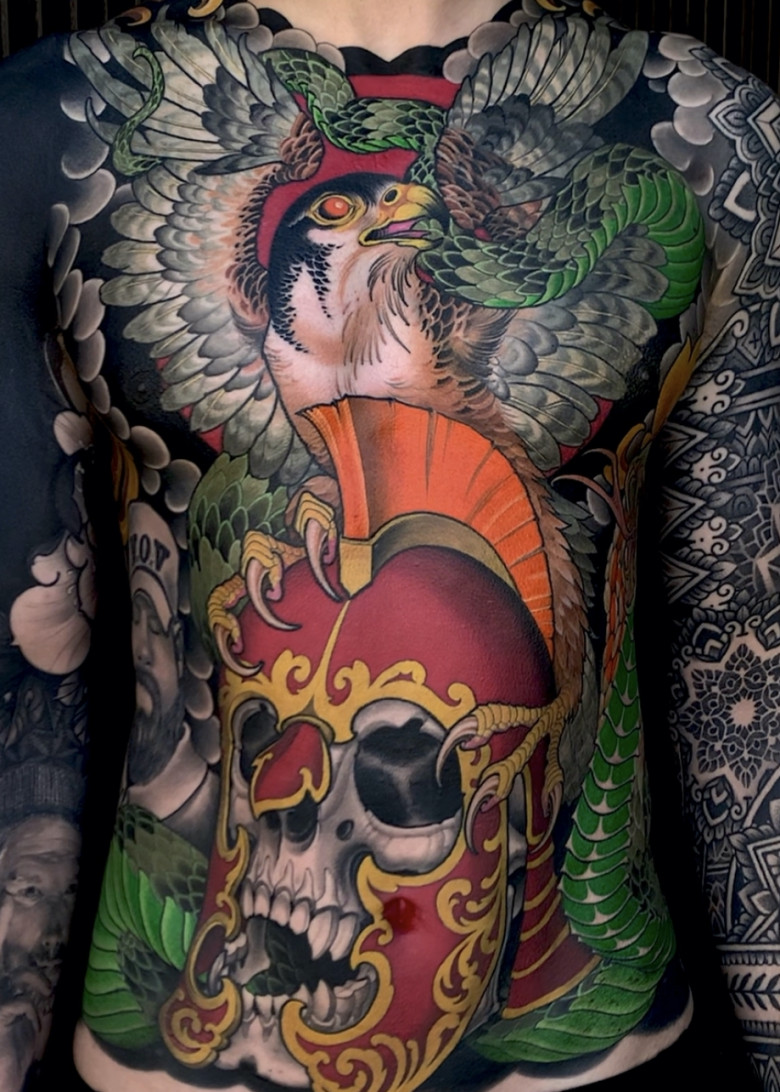 Tattoo artist Peter Lagergren