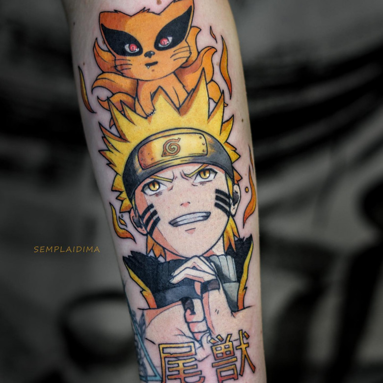 Наруто аниме татуировщик Дима SEMPLAI