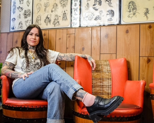 Tattoo artist Alexandra Snelgrove