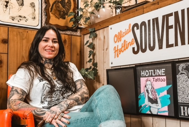 Tattoo artist Alexandra Snelgrove