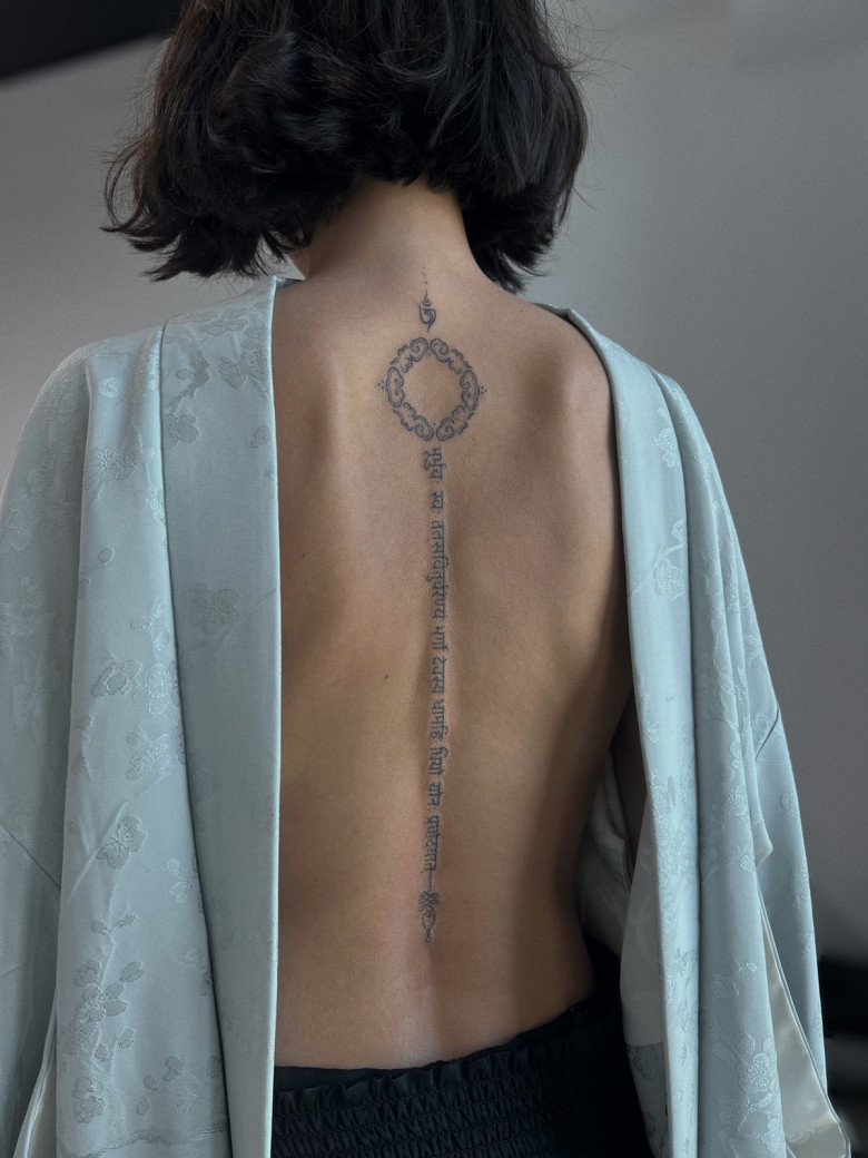 Buddhist Mantra Tattoo by Artist Sandip Uttam at Boldtattoostudio | Mantra  tattoo, Tattoos, Mantras