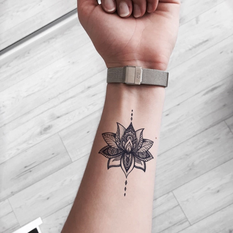 Цветок Лотоса. Фото и значение татуировки