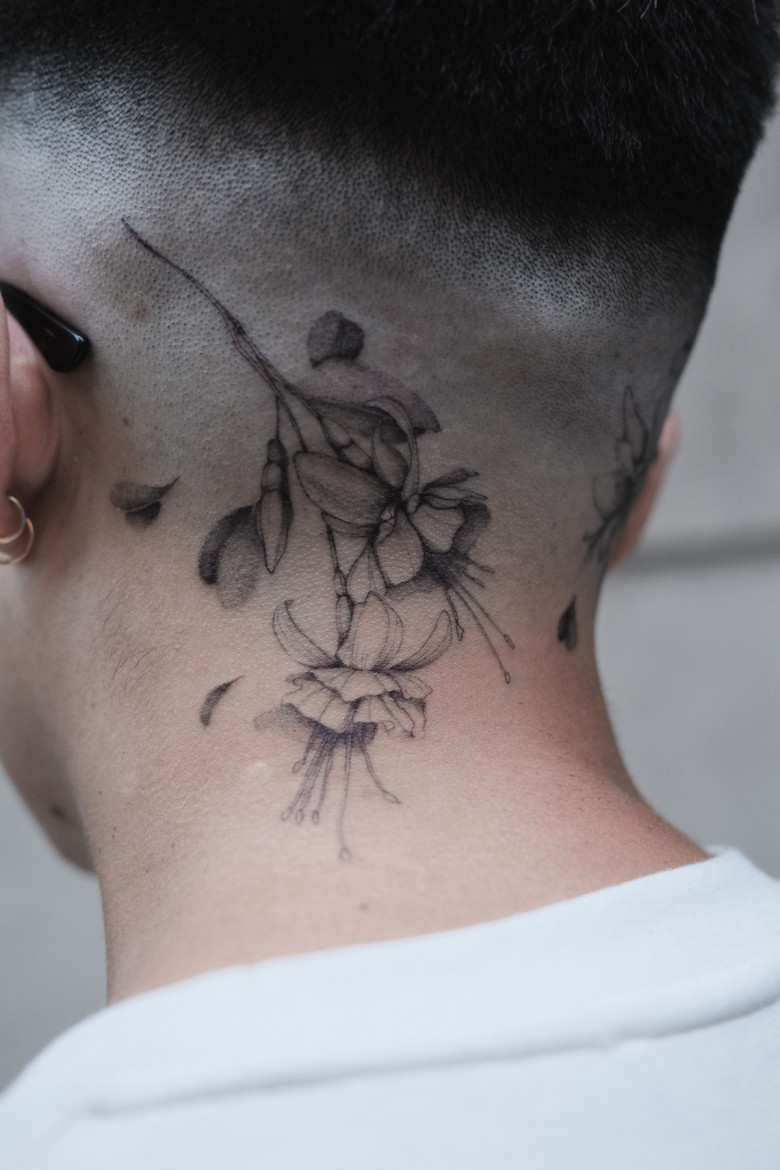 Beautiful tattoo designs of Kseniya Kleshchanok