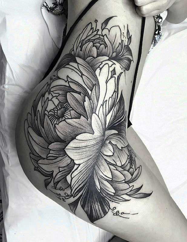 Tattoo uploaded by Tom Angel Ink  Whip shading flowers Would love to do  more like this  Tattoodo