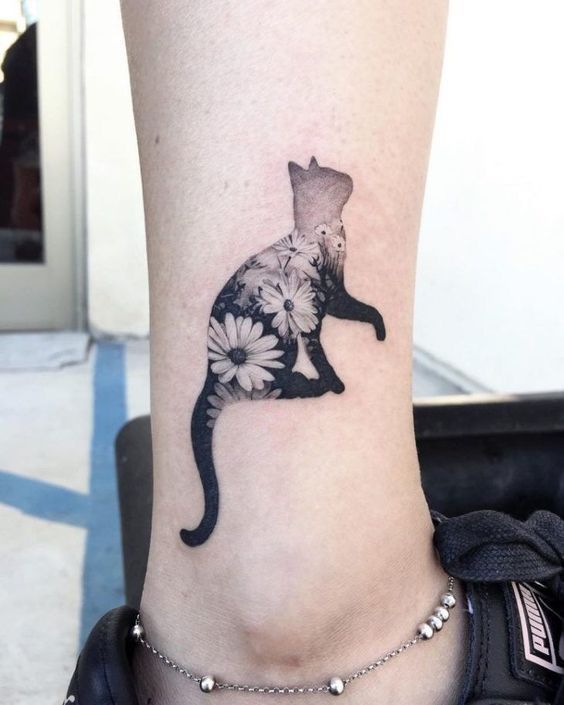 Тату кошка. Значение и фото татуировок с кошками