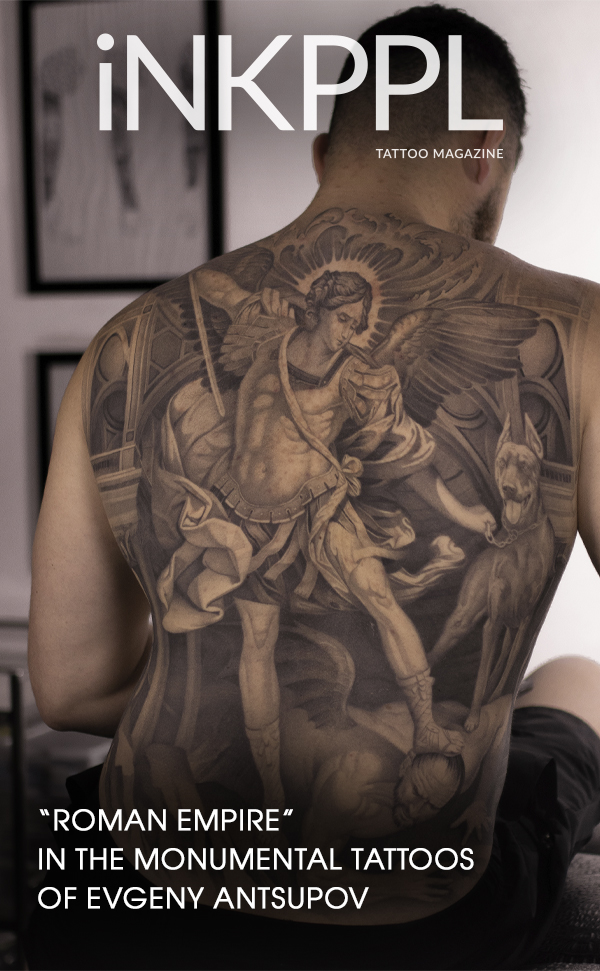The "Roman Empire" in Evgeny Antsupov's Monumental Tattoos