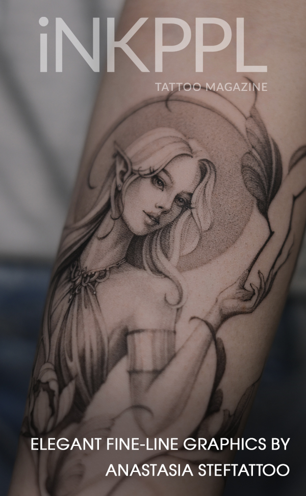 Elegant Fine-line Graphics by Anastasia Stef Tattoo