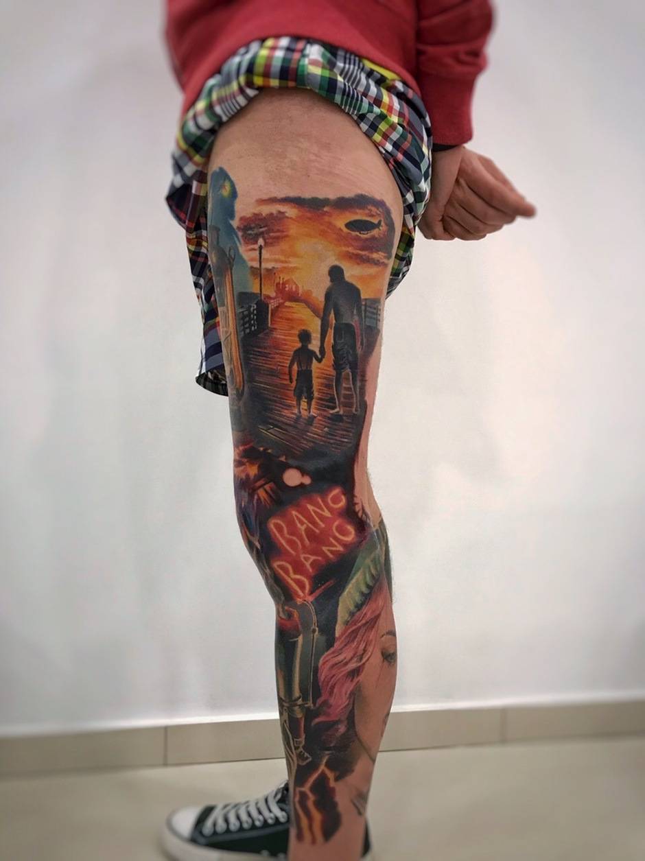 Тату мастер Дмитрий Задорожный | ProTeam КРАСКА Tattoo ink | Цветной тату реализм