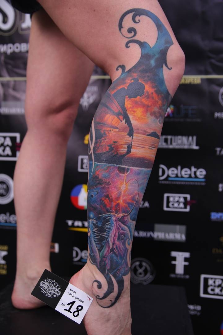 Цветная татуировка Илья Фоминых