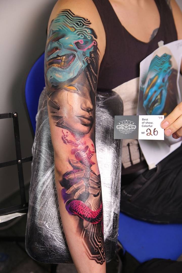 Best of Day третьего дня в Цветной татуировке - Кирилл Лисиченко и Евгений Швырев