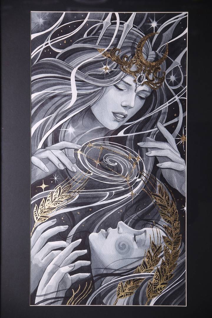 Лучший эскиз - Красное Микеланджело