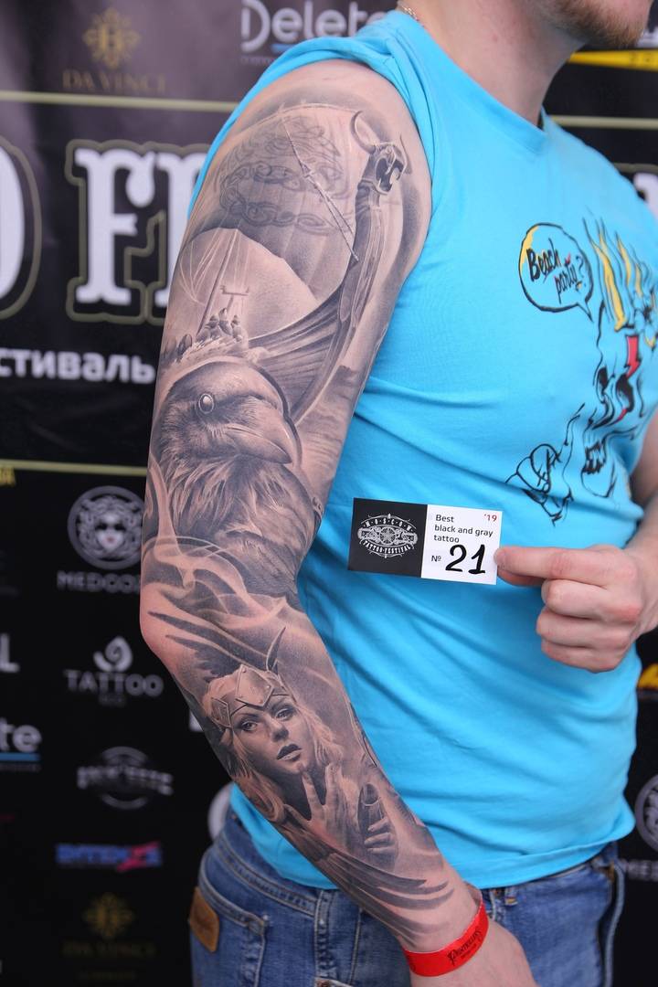 Черно-Белая татуировка Евгений Швырев