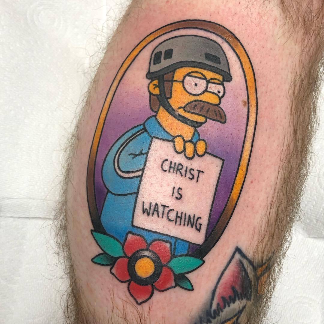 tattoo Ned Flanders
