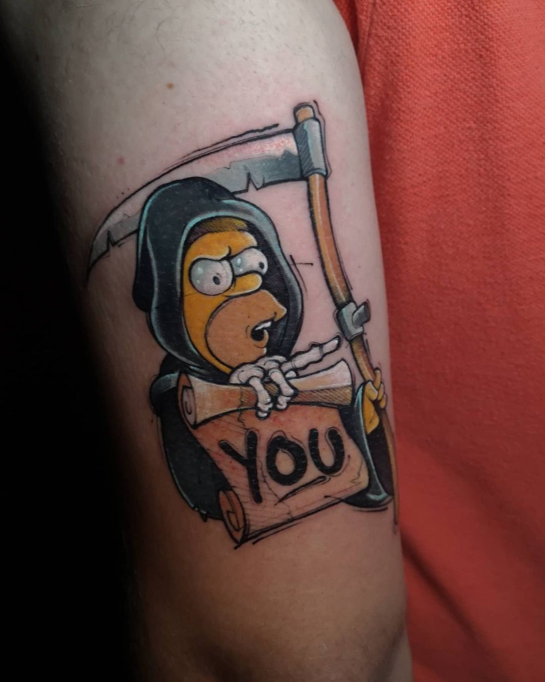 tattoo Homer Simpson смерть